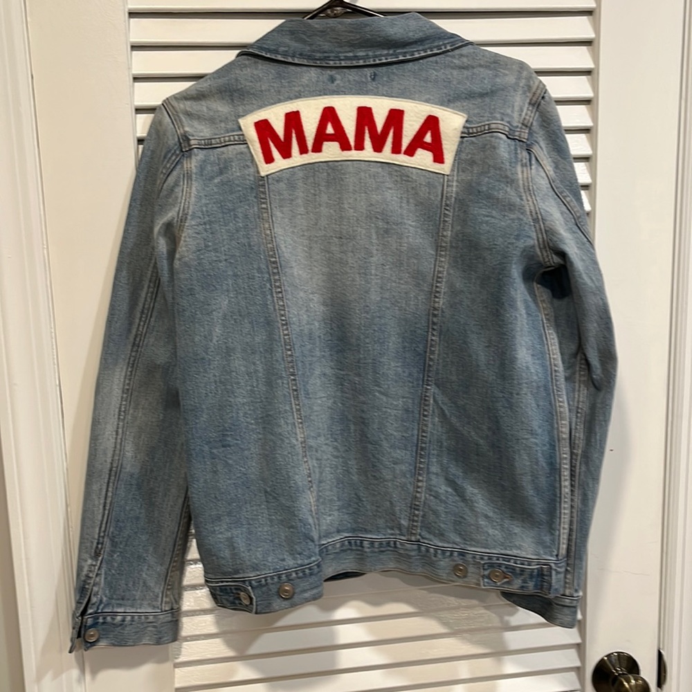 Ingrid + Isabel MAMA Denim Jacket Light Wash Medium